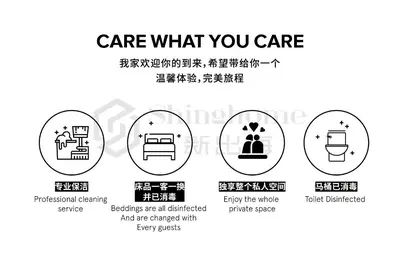 a set of signs to care what you care at \u6c99\u541eSathon-Charoen Nakhon\u7cbe\u54c1\u516c\u5bd3 in Bangkok