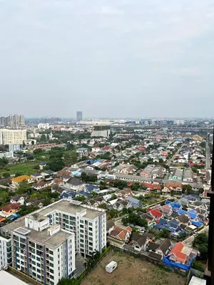 an aerial view of a city with buildings at Appartment ASTRO Condo 30 days minimum in Pak Kret