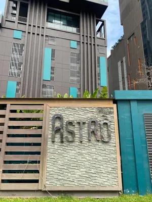 a sign for asimo in front of a building at Appartment ASTRO Condo 30 days minimum in Pak Kret