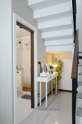 a bathroom with a sink and a toilet in a room at TATCHA HOUSE 3BR, Central Westgate, Nonthaburi in Ban Lat Pla Duk