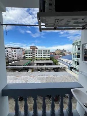 a view from the balcony of a building at KPP Mansion in Amphoe Phra Khanong