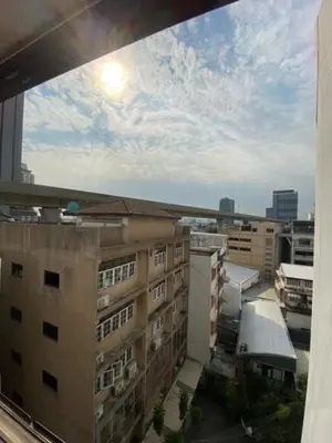 a view from a window of a building at รัตนากร แมนชั่น in Bang Su