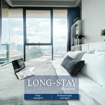 Stylish Riverview 1BR - Ultra Fast WiFi - Phrom Phong