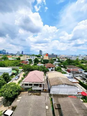 an overhead view of a city with buildings at 807-STP Homely room Free Wi-Fi and Near BTS line in Ban Yang