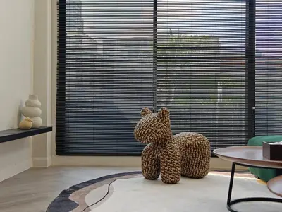 two teddy bears sitting on the floor in a room at Thonglor 4-story modern art villa Free WiFi Netflix in Bangkok