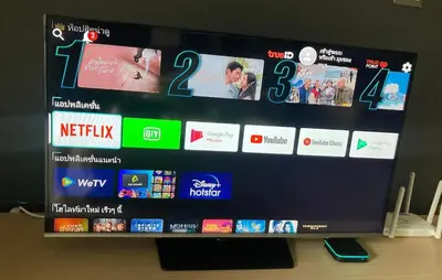 a television screen with many different types of websites at 2 Bedrooms, Downtown BKK, BTSAsok, Sukhumvit in Bangkok