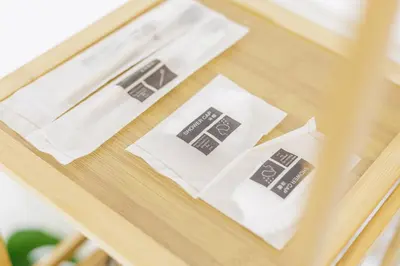 a table with napkins on top of a table at 72 House & Cafe in Phra Khanong
