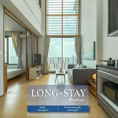 Expansive Loft 2BR - Ultra Fast WiFi - BTS Thonglor