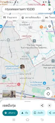 a map of the dolley hopkins university campus at Hostel in Bang Mote