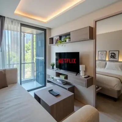 Luxury 2BR with Sky Pool & Gym Near BTS Thong lo