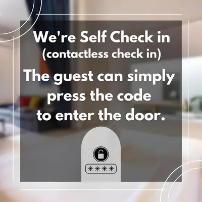 a sign that says were self check in conflictcheck in at XX GO INN The Grand Palace - MRT Samyot Station in Bangkok