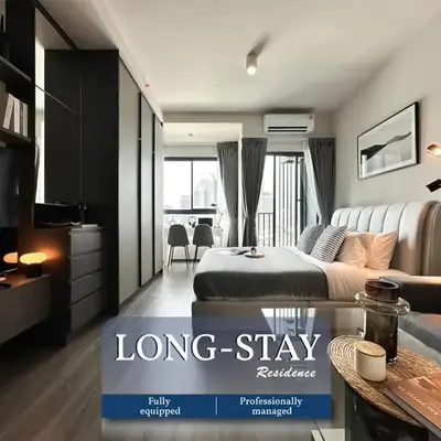 Refined High-Rise 1BR - Fast Wifi - BTS Phra Khanong