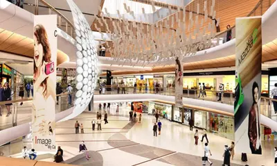 a rendering of a shopping mall with people in it at Lovely Townhome in Shopping District near BTS&MRT in Bang Su