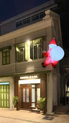 a building with a balloon in front of it at Nueng Rana 232 Corner view 1BR Duplex 3beds / 2B in Samphanthawong