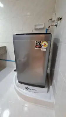 a toilet with stickers on the top of it at Comfort 1BR 2 King Beds, Best Value Stay, near Bts Nana in Bangkok
