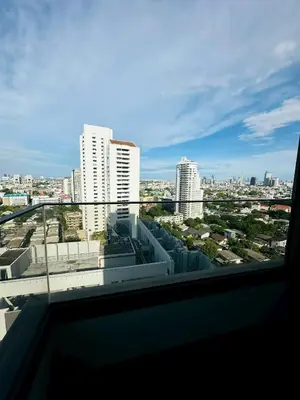 a view of a city from the top of a building at The Fine 2-bedroom in Bangkok