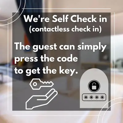 a sign that says were self check in contactless check in at xx GO INN Khaosan Road Bangkok - โก อินน์ ถนนข้าวสาร in Bangkok