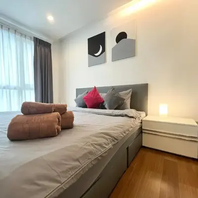 Private Comfy Near BTS&MRT Sukhumvit Minimum 14 nights