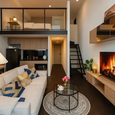 Luxury Loft with Stunning 25th Floor View