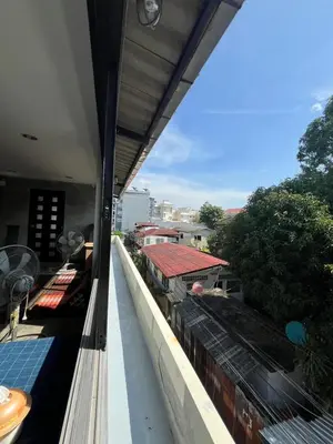 a view from the balcony of a building at BNK89 Hostel in Bangkok