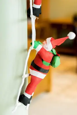 a christmas toy of a elf on a string at TUAN Hotel Bangkok in Bangkok Yai