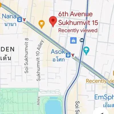6th Avenue Sukhumvit BKK 409 BTS Asoke Nana MRT Sukhumvit