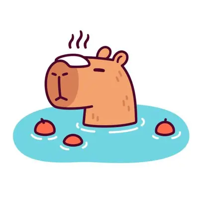 a bear in the water illustration at 34House in Bangkok