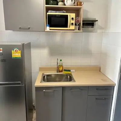 BTS skytrain Phra Khanong Happy Place 1bedroom with office set