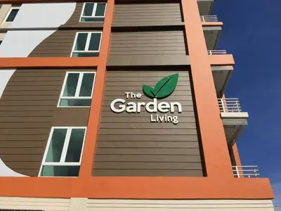 a building with the garden living logo on it at The Garden Living in Bangkok