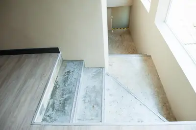 an empty room with a floor and a window at KENCOZY accommodation in Bangkok