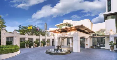 a rendering of the front of a building at Siam Kempinski Hotel Bangkok in Bangkok