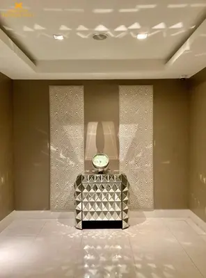 a clock sitting on top of a room with a wall at Bangkok Midtown Hotel in Bangkok
