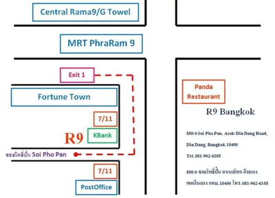 a schematic diagram of the proposed algorithm for at R9 Bangkok in Bangkok