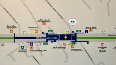 a map of the university of syracuse at N11Hotel in Bangkok