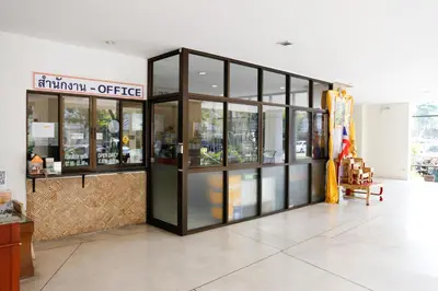 a store with glass doors in a building at D-haus Ladprao Residence in Bangkok