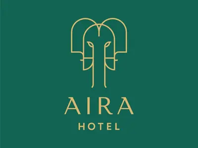 anubis logo on a blue background at Aira Hotel Bangkok Sukhumvit 11 in Bangkok