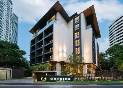 a rendering of the cdarling building at Gardina Asoke Hotel & Residence in Bangkok