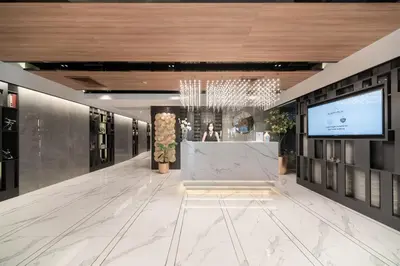 a rendering of the lobby of a building at Aspira Parc Sukhumvit 22 in Bangkok