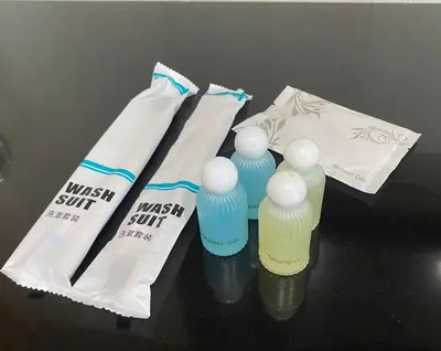a group of three bottles of mascara and two bags at L18 residence แอลสิบแปด เรสซิเดนซ์ in Ban Zong Katiam