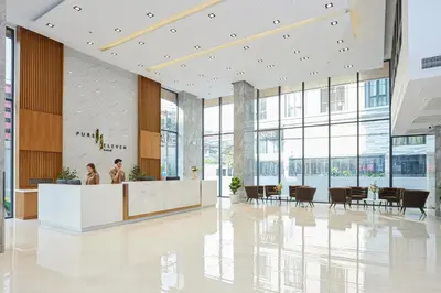 a rendering of the lobby of a building at Pure Eleven Hotel Bangkok in Bangkok